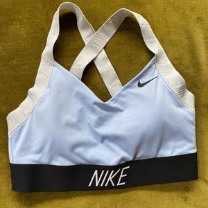 Light Blue Nike Sports Bra
